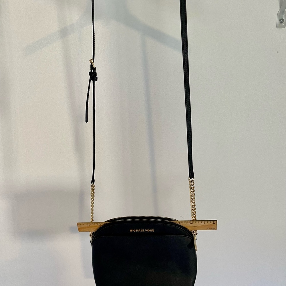 Michael Kors Black and Gold Crossbody Bag